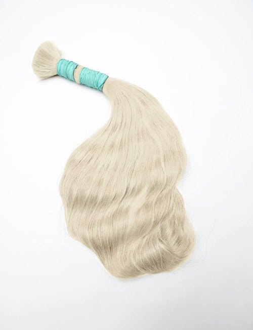 Raw Hair Extensions - Processed (Wavy - Color 200 -63 cm -157 gr)