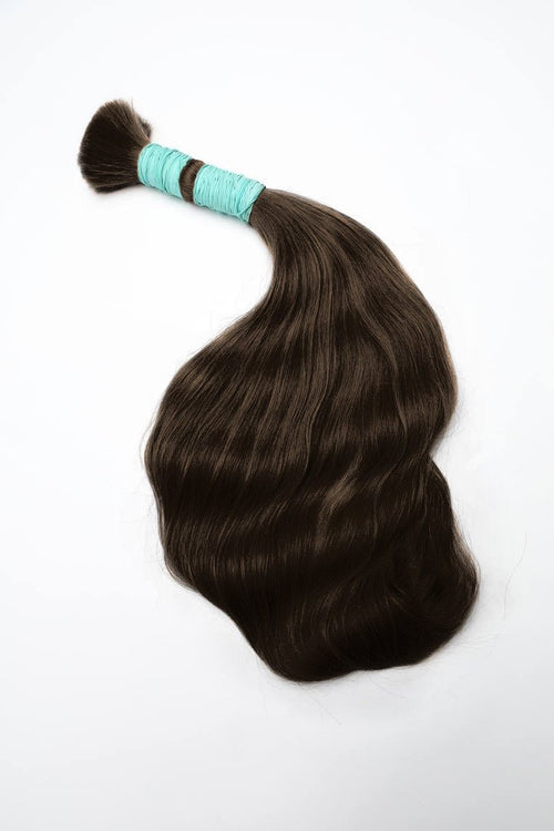 Raw Hair Extensions - Processed (Wavy - Color 2 -47 cm -127 gr)