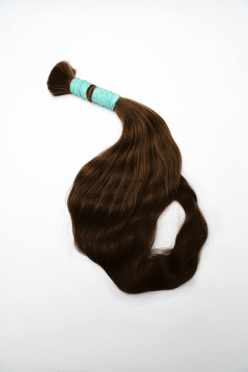 Raw Hair Extensions - Processed (Wavy - Color 3 -52 cm -106 gr)