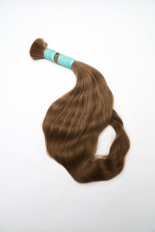 Raw Hair Extensions - Processed (Wavy - Color 6 -57 cm -147 gr)