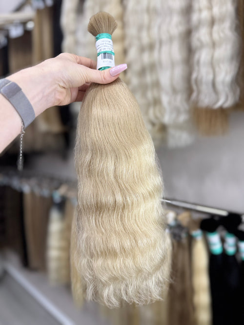 Raw Hair Extensions - Processed (Wavy - Color 199 -46 cm -116 gr)