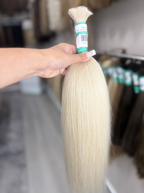 Raw Hair Extensions - Processed (straight - Color 000 -55 cm -136 gr - 59/232v)