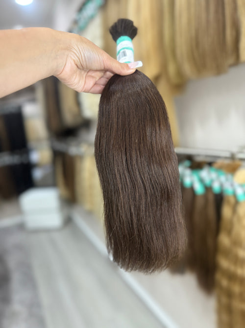 Raw Hair Extensions - Processed (Straight - Color 2 -43 cm -119 gr - 2942/212t)