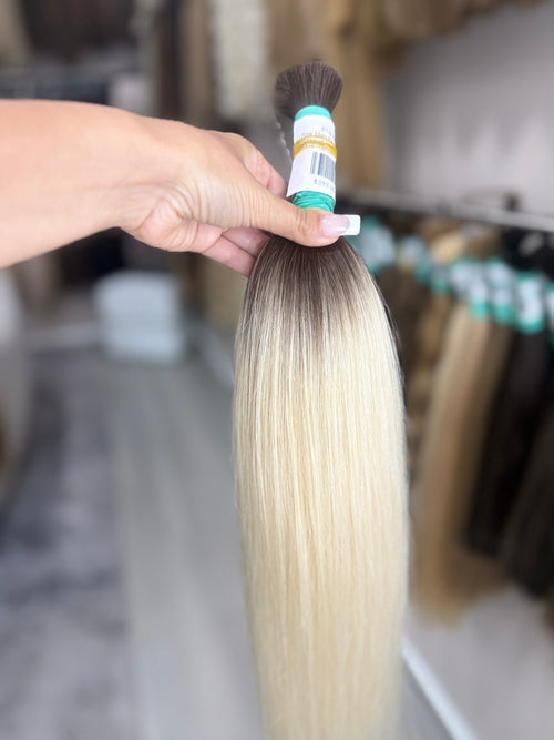 Raw Hair Extensions - Processed (straight - Color ombre -56 cm -131 gr - 61/232v)