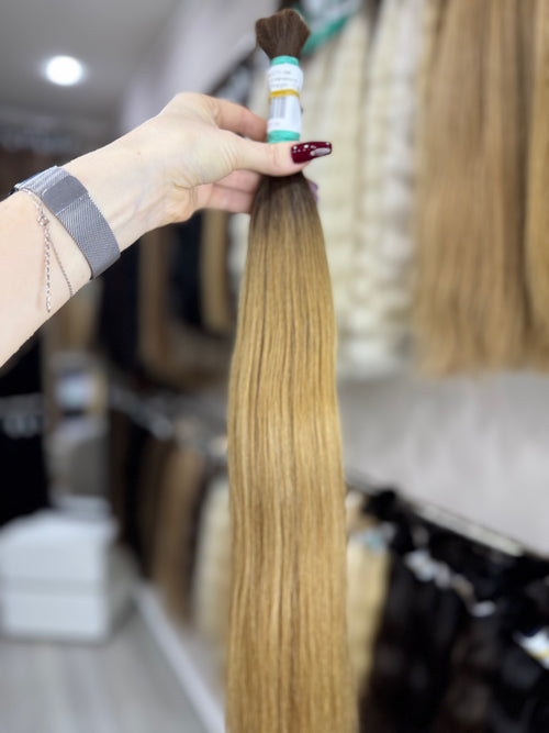 Raw Hair Extensions - Processed (Straight - Color ombre -61 cm -103 gr - 6480/221v det)