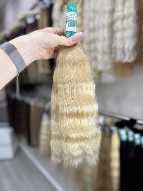 Raw Hair Extensions - Processed (Wavy - Color 199 -45 cm -97 gr)