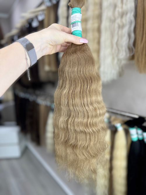 Raw Hair Extensions - Processed (Wavy - Color 6 -52 cm -144 gr)