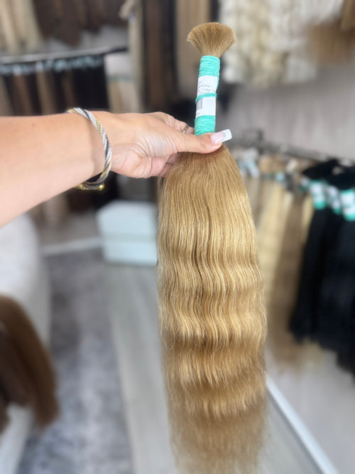 Raw Hair Extensions - Processed (wavy - Color 14 -67 cm -105 gr - 3371/212)