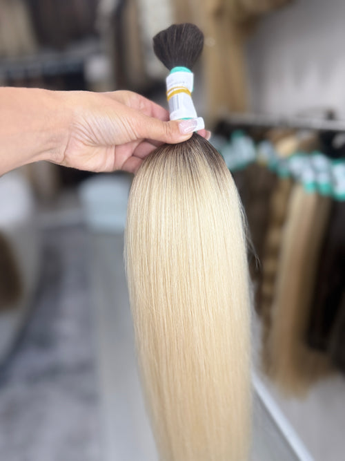 Raw Hair Extensions - Processed (straight - Color ombre -56 cm -104 gr - 45/232v)