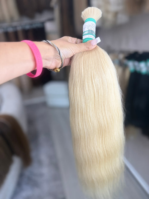 Raw Hair Extensions - Processed (Straight - Color 613 -58 cm - 154 gr)