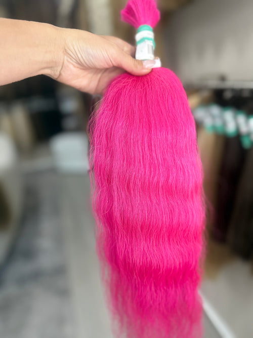 Raw Hair Extensions - Processed (Wavy - Color 1000 -54 cm -74 gr)