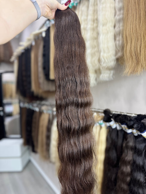Baby Hair Extensions - Processed (wavy - Color 3 -100 cm -203 gr - 382/i)