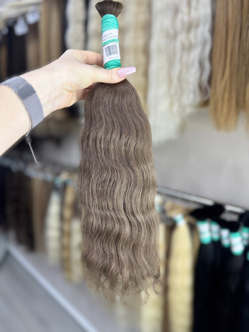 Raw Hair Extensions - Processed (Wavy - Color 5 -48 cm -122 gr)