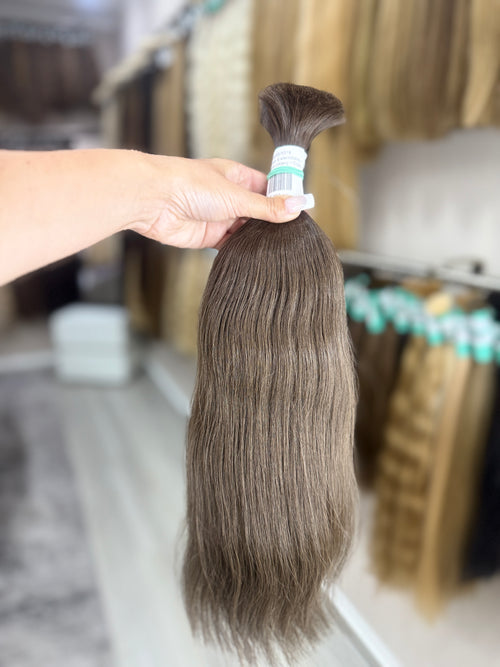 Raw Hair Extensions - Processed (Wavy - Color 4 -46 cm -130 gr)
