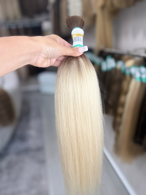 Raw Hair Extensions - Processed (straight - Color ombre -57 cm -144 gr - 44/232v)