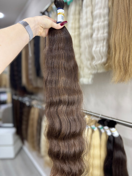 Baby Hair Extensions - Processed (wavy - Color 2 -74 cm -200 gr - 365/i)