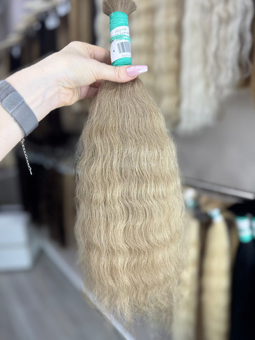 Raw Hair Extensions - Processed (Wavy - Color 199 -48 cm -124 gr)
