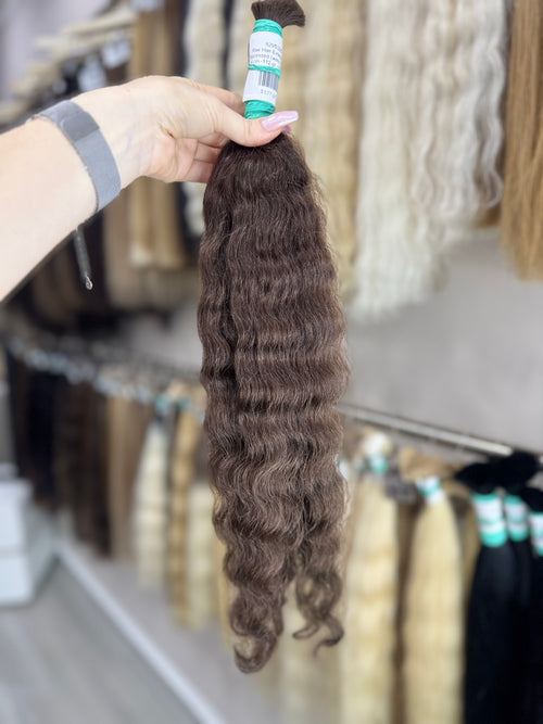 Raw Hair Extensions - Processed (wavy - Color 3 -55 cm -112 gr - 8295/225)