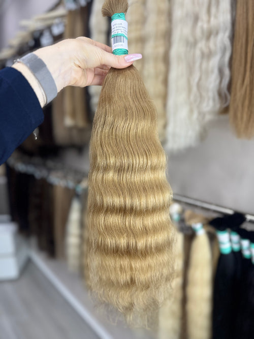 Raw Hair Extensions - Processed (wavy - Color 6 -57 cm -134 gr - 8151/225)