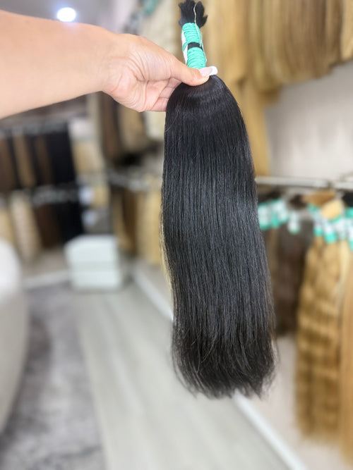 Raw Hair Extensions - Processed (straight - Color 1 -53 cm -98 gr - 233/227v)