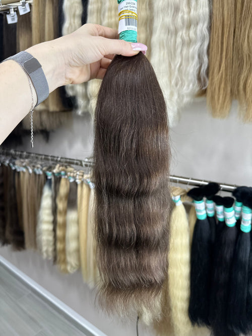 Raw Hair Extensions - Processed (wavy - Color 3 -52 cm -147 gr - 299/234)
