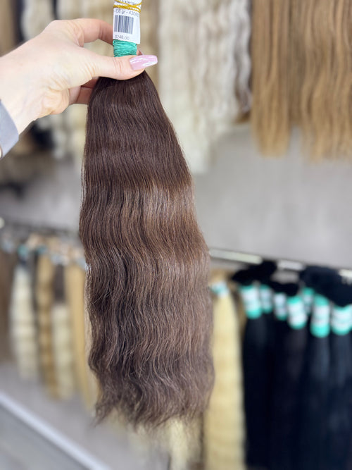 Raw Hair Extensions - Processed (straight - Color 3 -51 cm -136 gr - 4306/217t)
