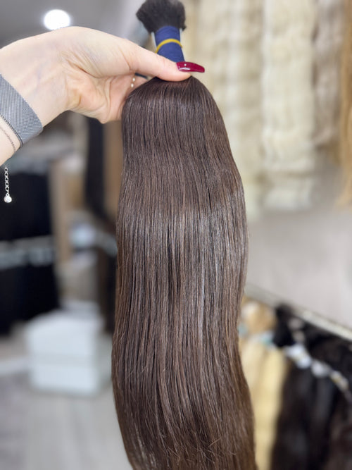 Baby Hair Extensions - Processed (wavy - Color 2 -55 cm -150 gr - 375/i)