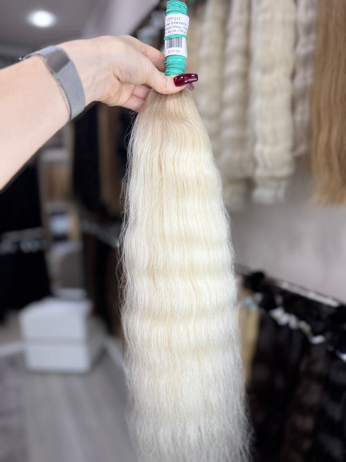 Raw Hair Extensions - Processed (Wavy - Color ombre -65 cm -130 gr - 3777/213)