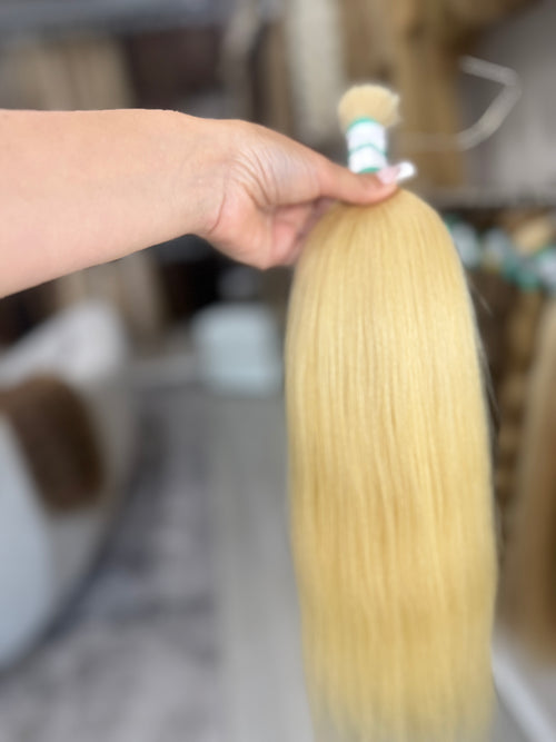Raw Hair Extensions - Processed (Straight - Color 613 -49 cm -84 gr)