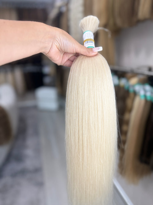 Raw Hair Extensions - Processed (straight - Color 000 -57 cm -135 gr - 27/232v)
