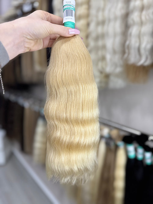 Raw Hair Extensions - Processed (wavy - Color 20 -45 cm -112 gr - 72/224)