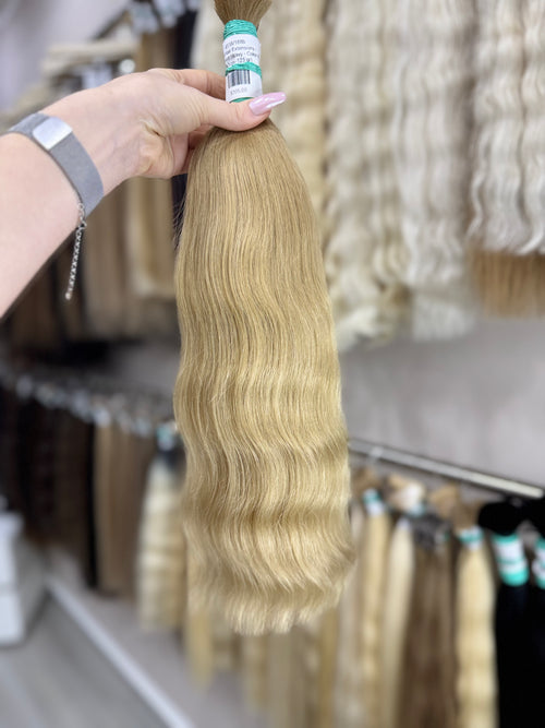 Raw Hair Extensions - Processed (Wavy - Color 88 -49 cm -123 gr)