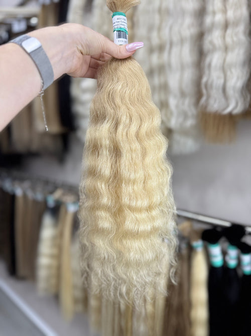 Raw Hair Extensions - Processed (Wavy - Color 18 -50 cm -78 gr)