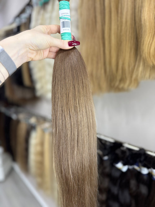 Raw Hair Extensions - Processed (straight - Color 6 -57 cm -144 gr - 8289/228v)