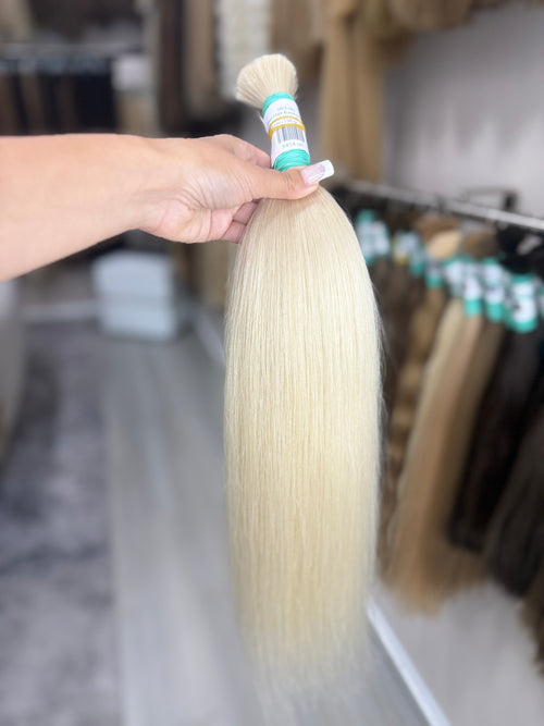 Raw Hair Extensions - Processed (straight - Color 000 -56 cm -138 gr - 38/232v)