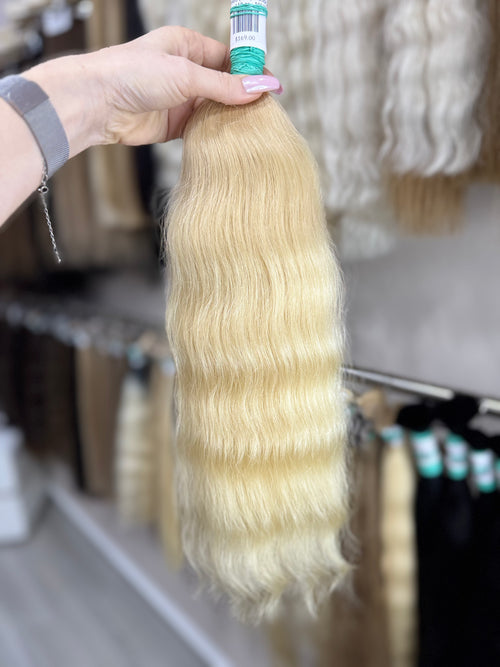 Raw Hair Extensions - Processed (wavy - Color 24 -51 cm -118 gr - 106/225)