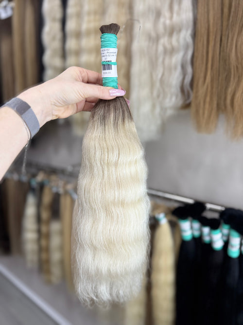 Ombre Hair  - Processed (Wavy - Color 0 -52 cm -130 gr)