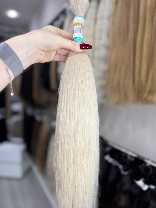 Raw Hair Extensions - Processed (straight - Color 000 -56 cm -112 gr - 8/232v)
