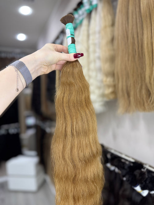 Raw Hair Extensions - Processed (wavy - Color ombre -60 cm -116 gr - 7235/219)