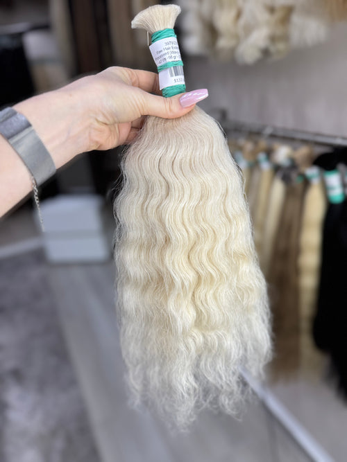 Raw Hair Extensions - Processed (Wavy - Color 201 -47 cm -98 gr - 3979/214)