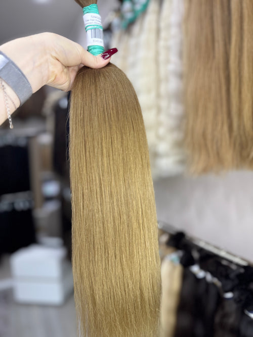 Raw Hair Extensions - Processed (Straight - Color 8 -60 cm -156 gr - 7284/223v)