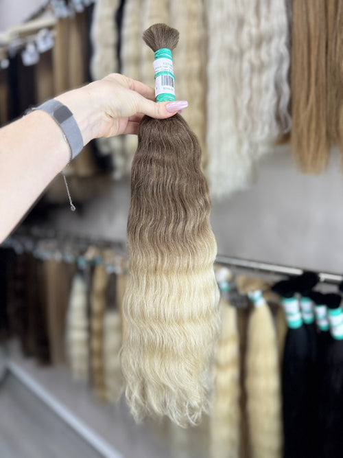 Ombre Hair  - Processed (Wavy - Color 0 -55 cm -105 gr)