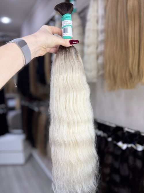 Ombre Hair  - Processed (Wavy - Color 0 -62 cm -165 gr)