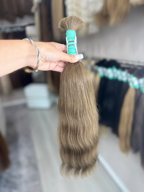 Raw Hair Extensions - Processed (Straight - Color 6 -46 cm -119 gr)