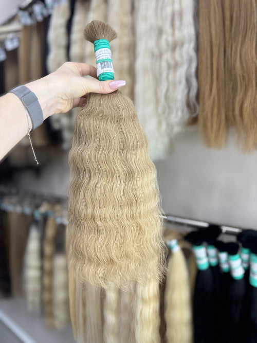 Raw Hair Extensions - Processed (Wavy - Color 24 -46 cm -138 gr)