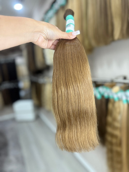 Raw Hair Extensions - Processed (Straight - Color 8 -44 cm -122 gr - 2954/212t)