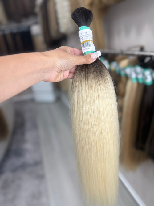 Raw Hair Extensions - Processed (straight - Color ombre -56 cm -146 gr - 52/232v)