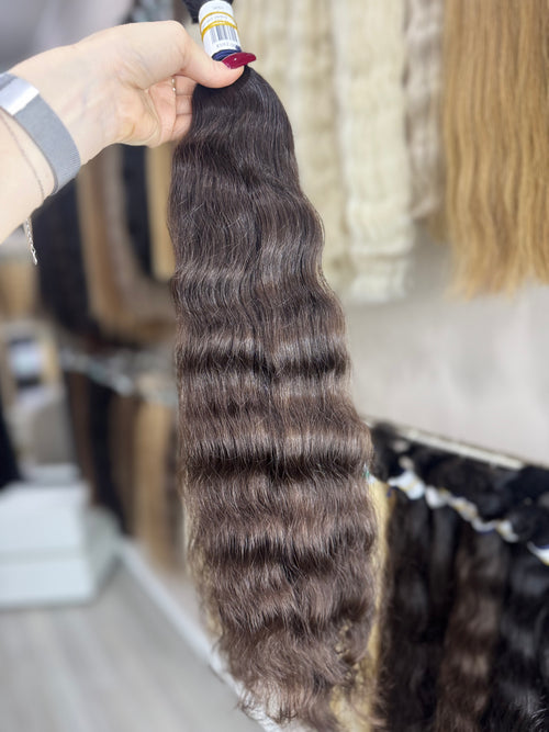 Baby Hair Extensions - Processed (wavy - Color 1b -60 cm -169 gr - 368/i)