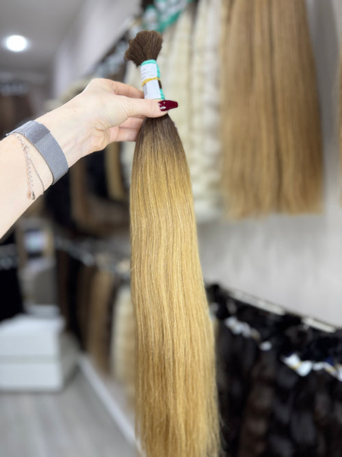 Raw Hair Extensions - Processed (Straight - Color ombre -61 cm -112 gr - 6106/221v det)