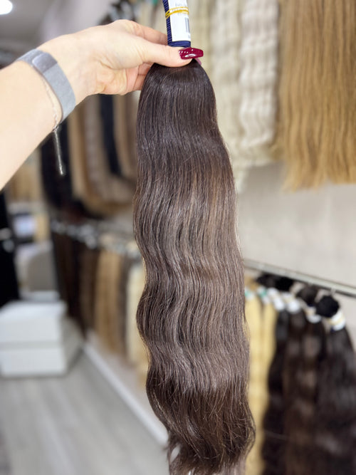 Baby Hair Extensions - Processed (wavy - Color 1b -65 cm -193 gr - 371/i)